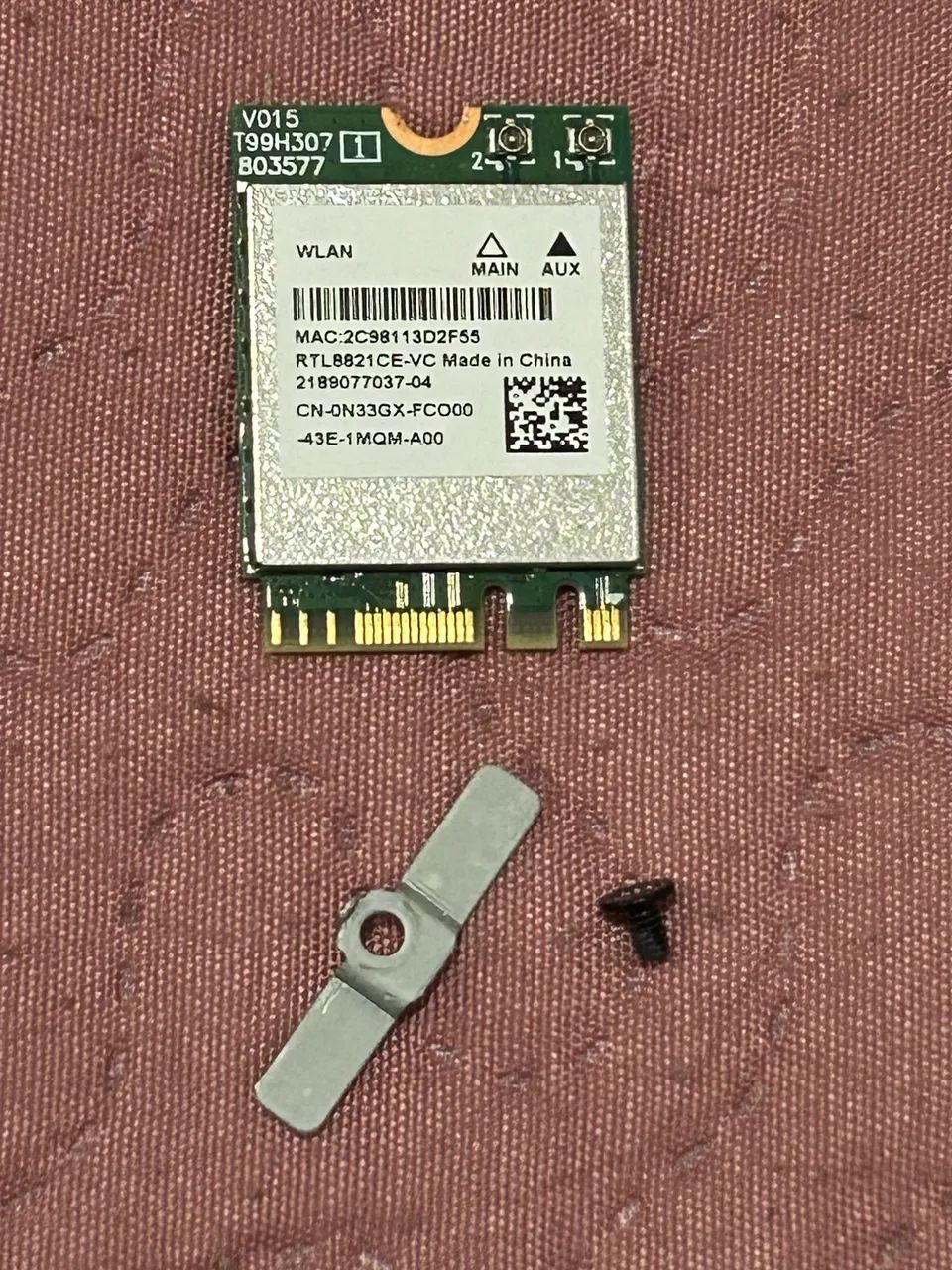 Placa de rede Dual Band RealTek RTL882ce Pci-e Wifi e Bluetooth - Foto 2