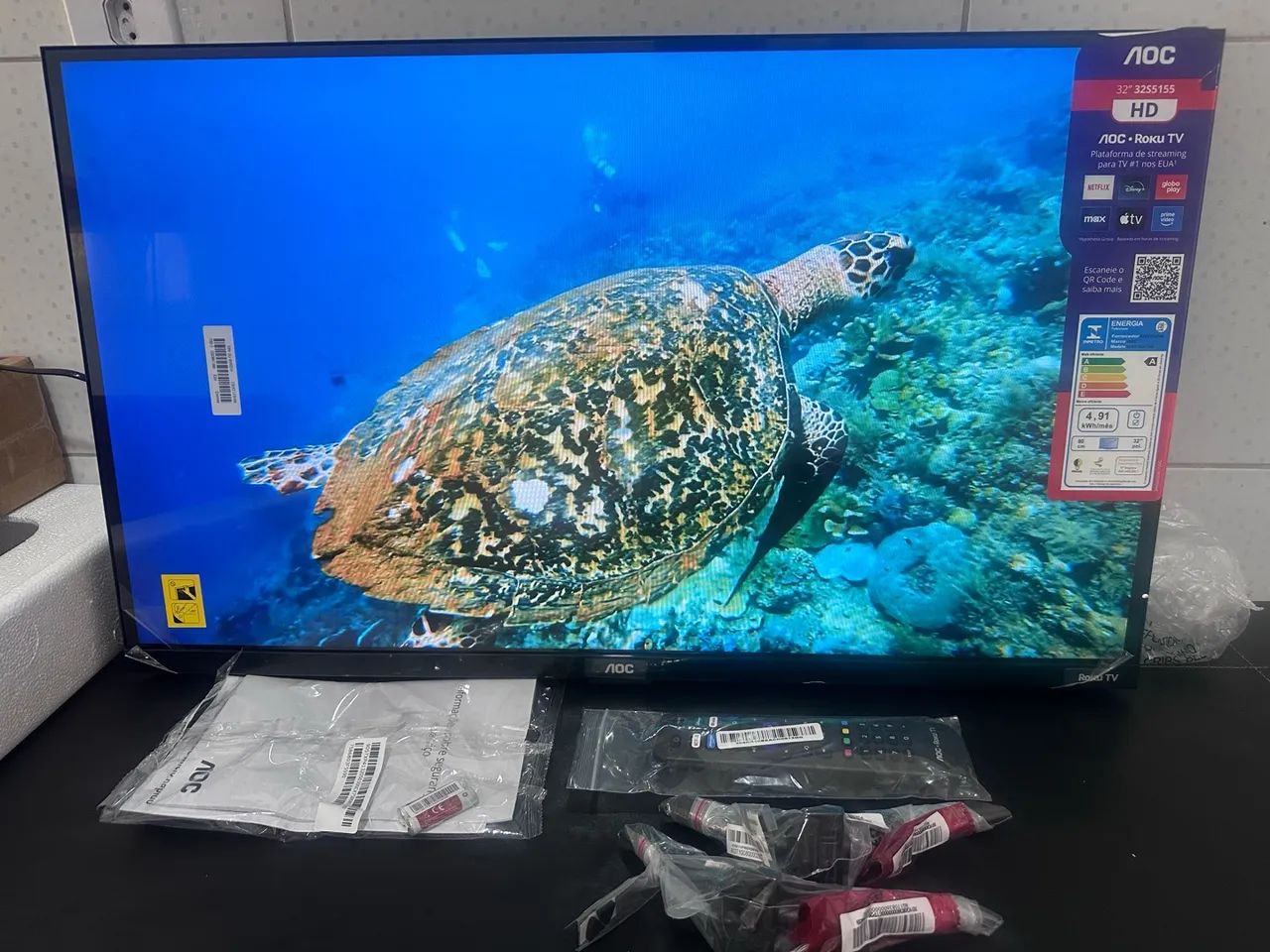 Tv smart 32 AOC nova lacrada  - Foto 2