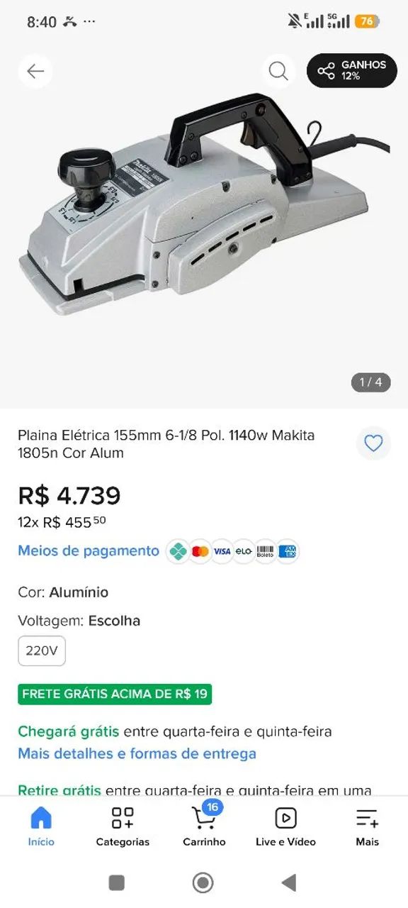 Plaina makita - Foto 3