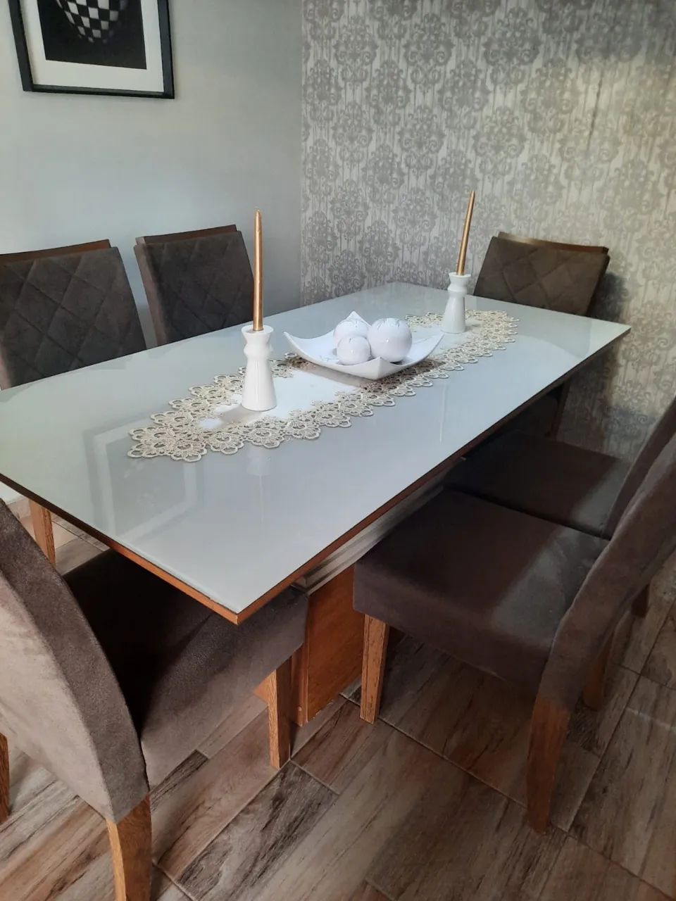 Conjunto de mesa e cadeiras - Foto 4