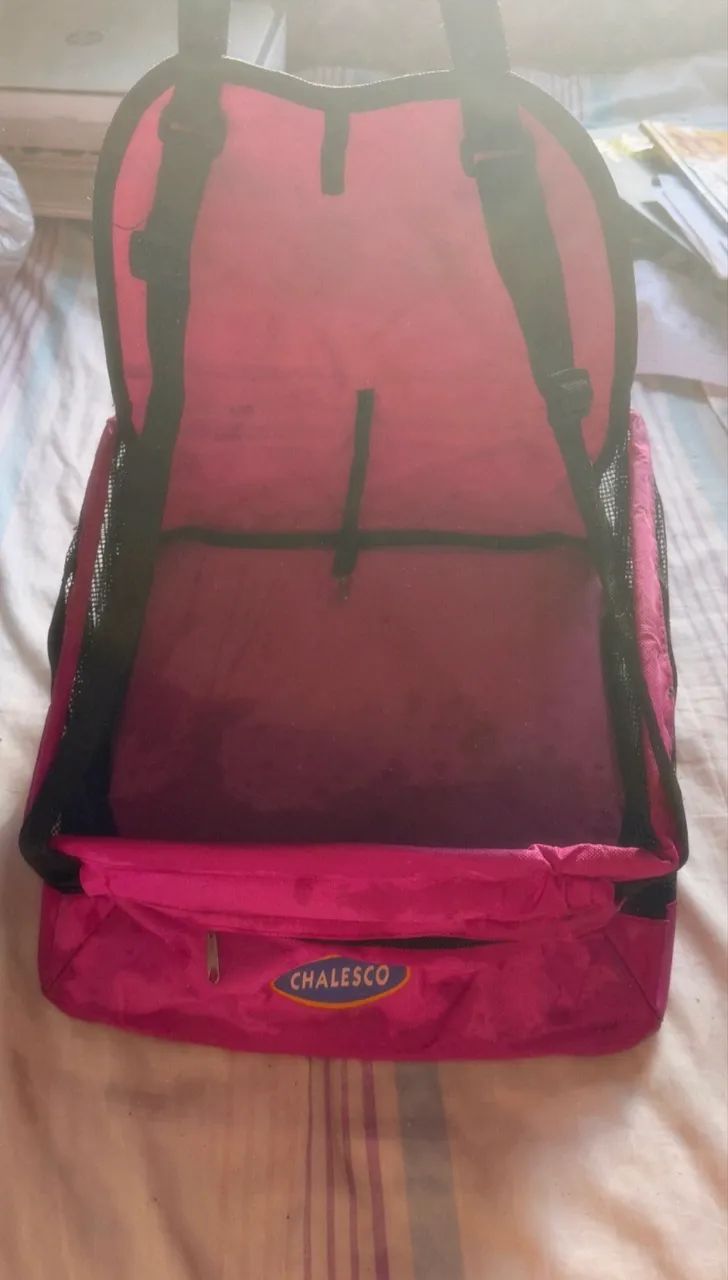 BOLSA TRANSPORTE CACHORRO + CADEIRINHA VEICULAR  - Foto 2