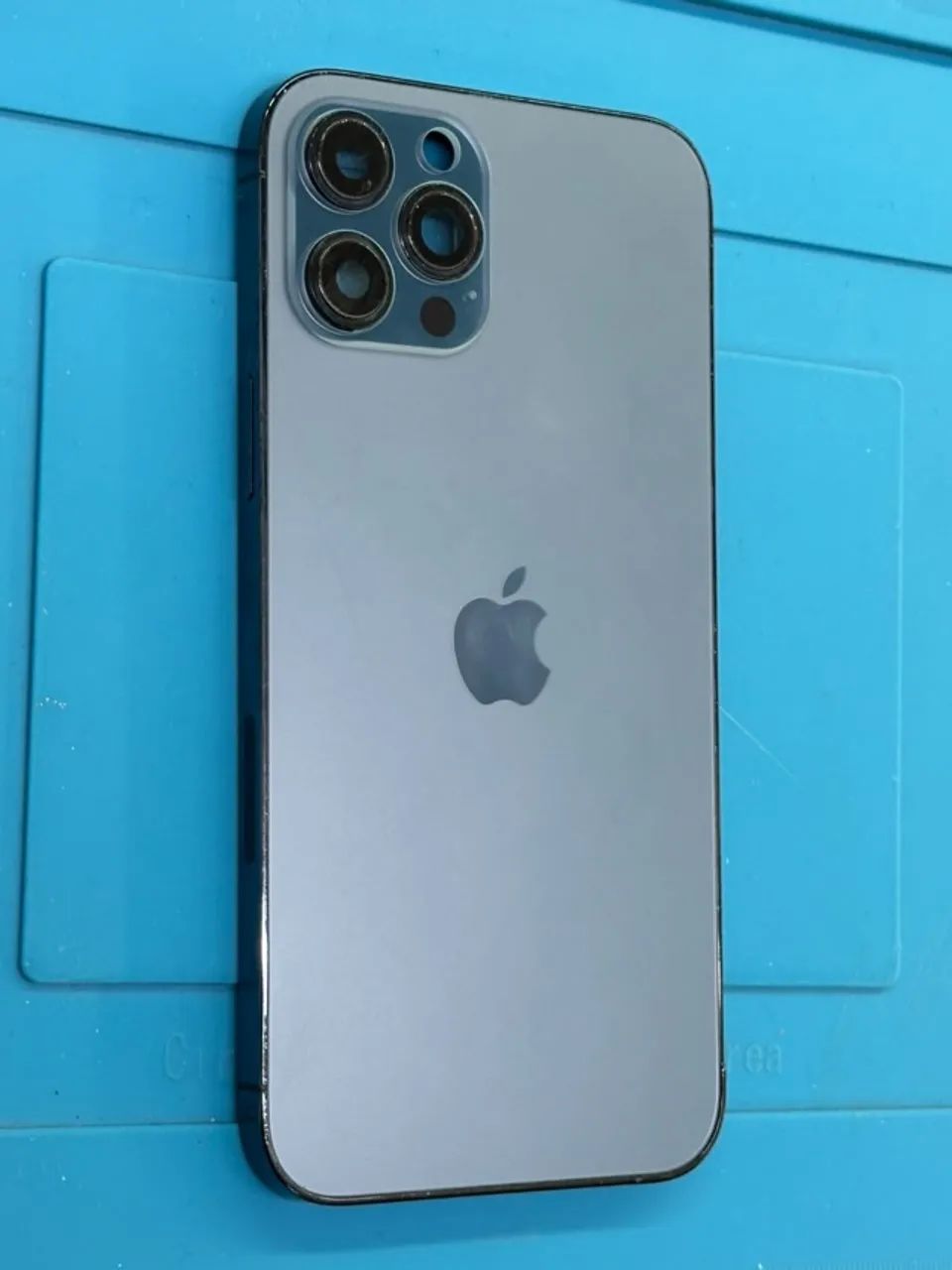 CARCAÇA IPHONE 12 PRO MAX - AZUL - Foto 2
