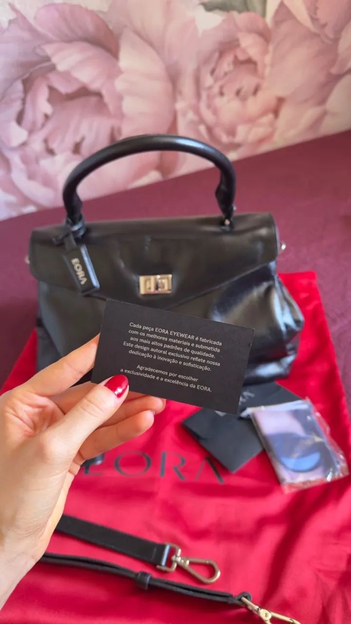 Bolsa Vértice EORA couro bovino  - Foto 4