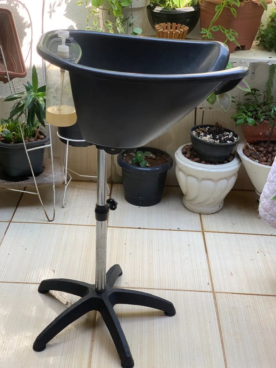 Cadeira Cabeleireira é Lavatório Portátil  - Foto 3