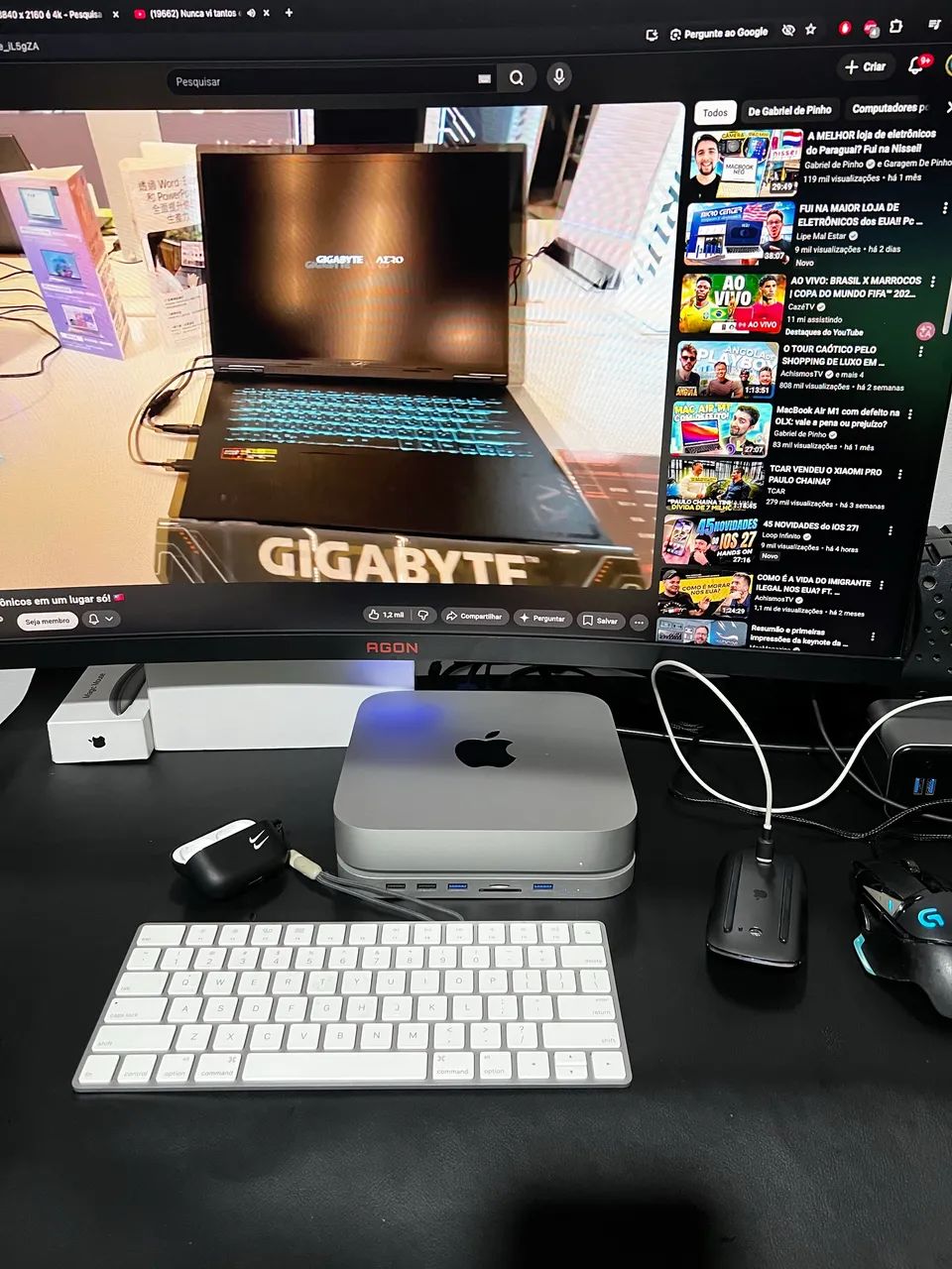 Mac Mini M1 8gb e 256 aceito iPhone 