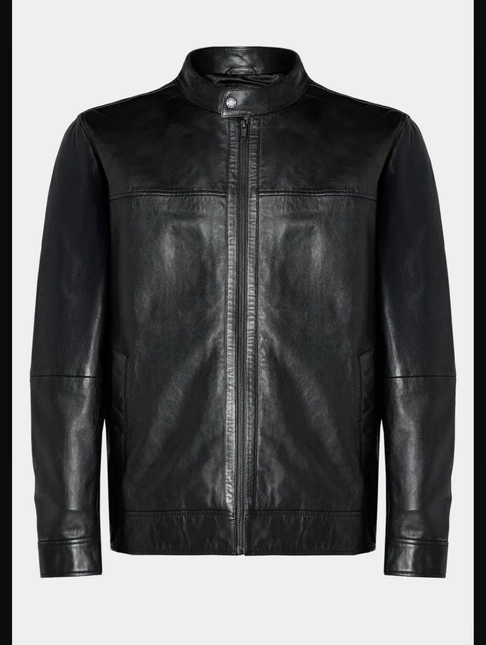 JAQUETA COURO MOTORCYCLE PREMIUM PRETO - Foto 2