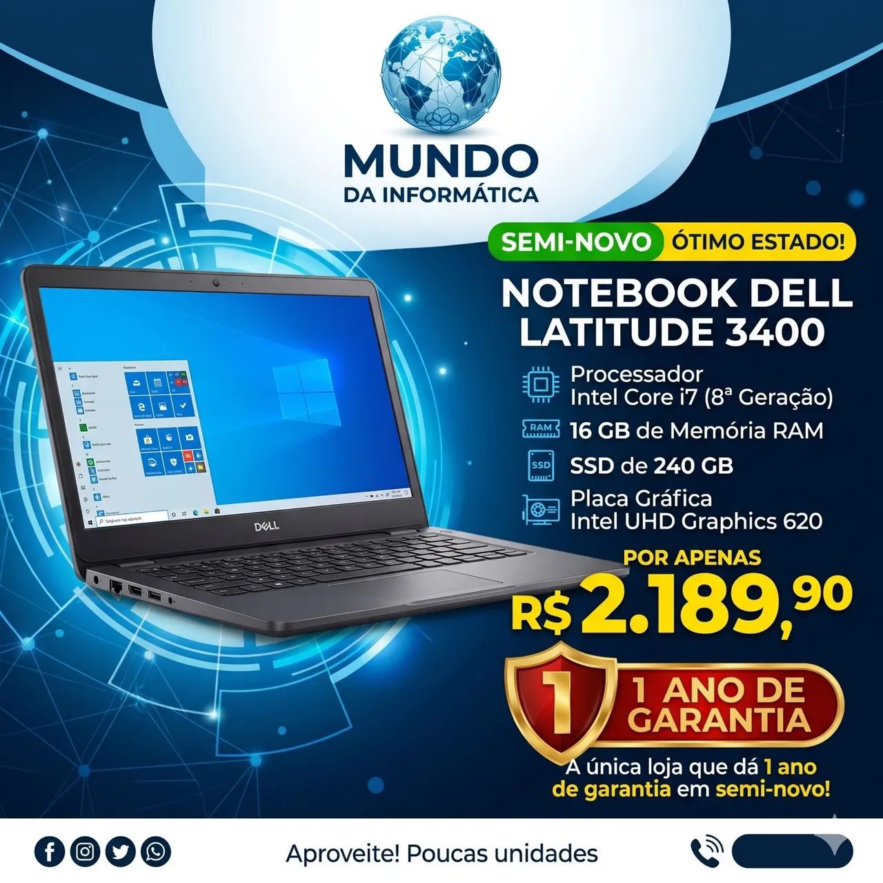 Notebooks semi-novos - Foto 5