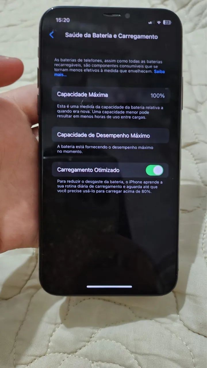Apple iPhone X 256GB バッテリー100% Smartphone Apple iPhone X 256GB Câmera Dupla com o Melhor Preço é