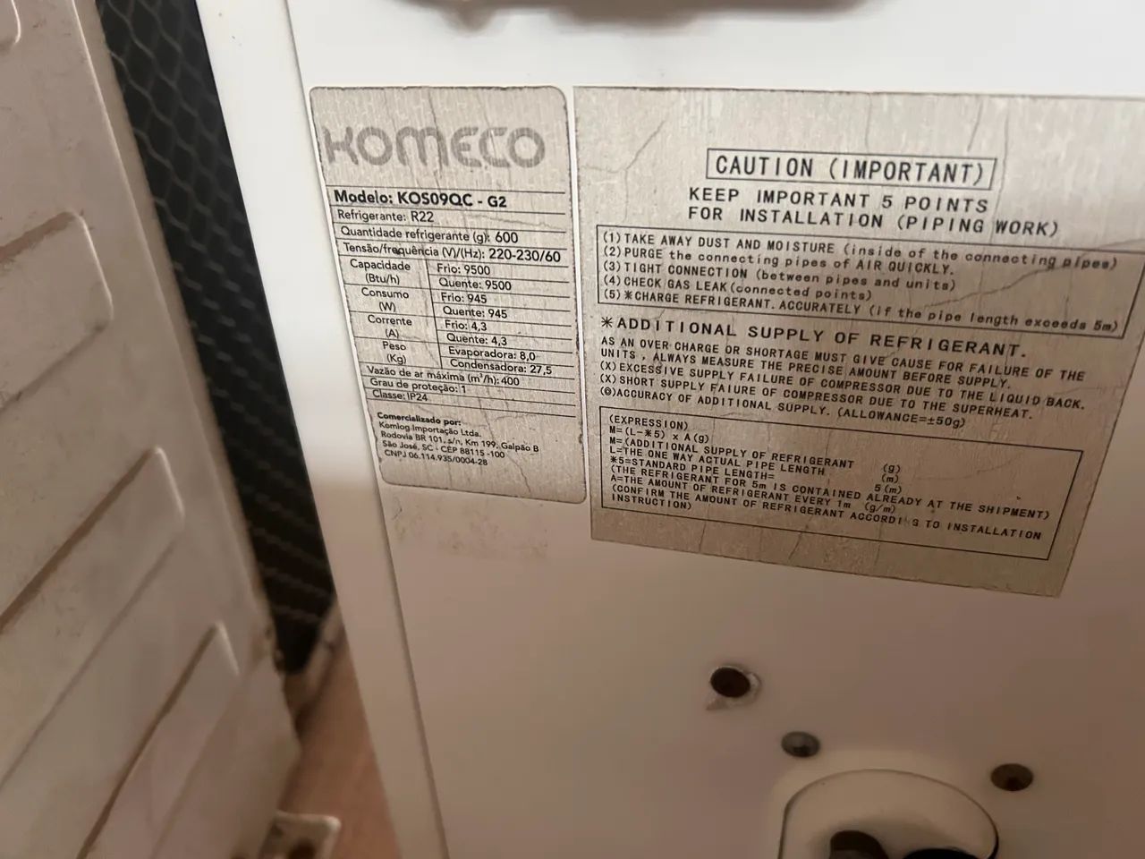 Ar condicionado para retirar peças  - Foto 4