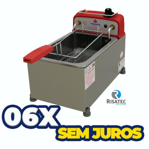 Fritadeira Tacho Salgados 4lts Inox Elétrica Pr10e Progas - 6x sem juros - Foto 2