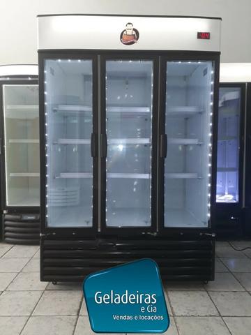 Metalfrio 3 Portas - Cervejeira Seminova Com Led