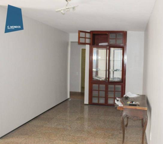 Apartamento com 3 dormitórios para alugar, 100 m² por R$ 1.600/mês - Papicu - Fortaleza/CE - Foto 4