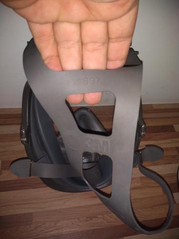 Máscara Facial Inteira 3M 6897 + Respirador 3M 6006 - Foto 4