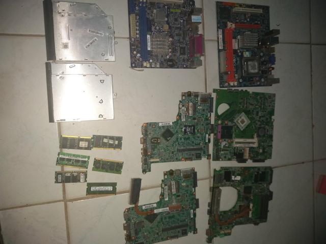 Placas, Processador, Memória Ram