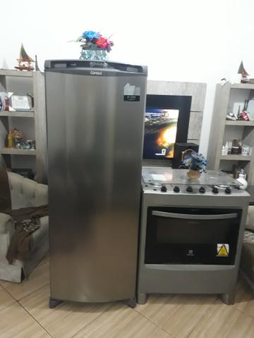 Geladeira e fogão inox - Foto 2