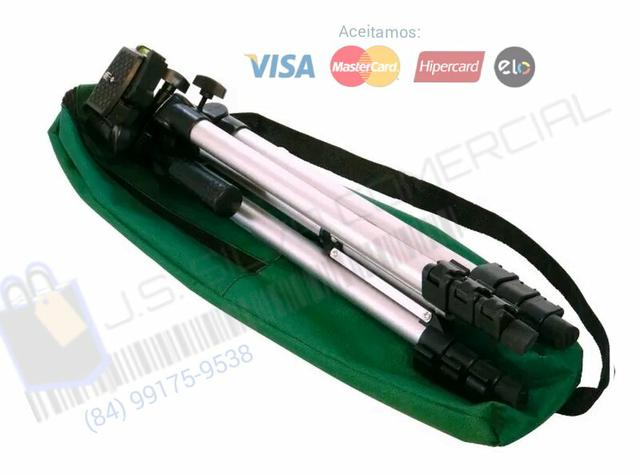 Celular e câmera kit( Tripé 1m30cm + Suporte p/cell + controle Bluetooth + Bolsa ) - Foto 2