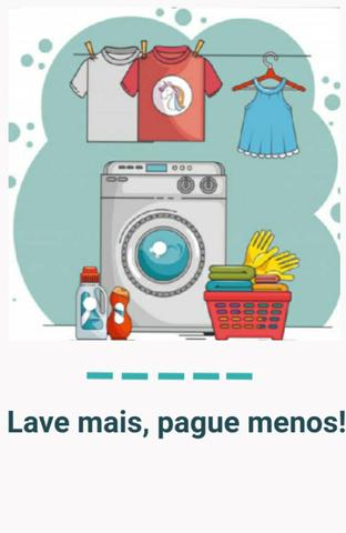 Lavanderia: roupas lavadas e passadas