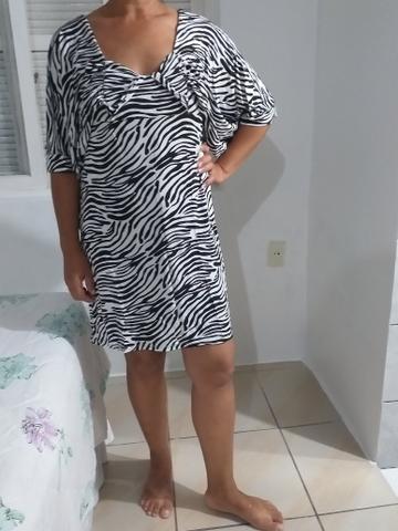 Vestido manga morcego