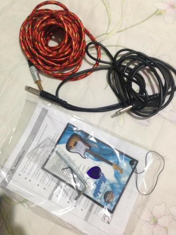 Kit De Guitarra Memphis Mg-32 Bl Amplificador E Acessórios - Foto 2