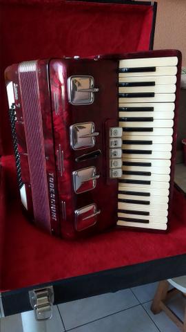 ACORDEON TODESCHINI SUPER 5 selo verde RARIDADE - Foto 3