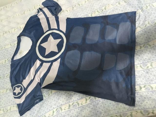 Camisa Compression XL - Capitão América - Foto 3