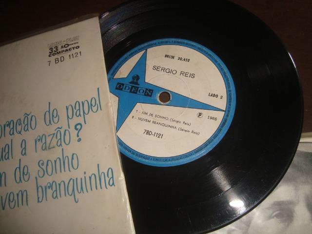 Sergio Reis, Lote com 2 compactos Vinil, Jovem Guarda - Foto 4
