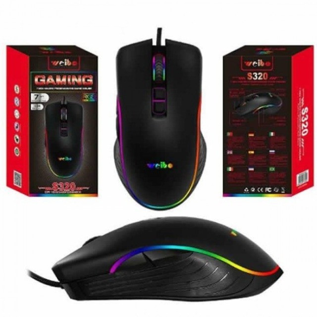 Mouse Weibo S180 Para Games Home Office 3200 Dpi - Foto 2