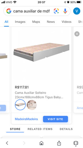 Cama auxiliar