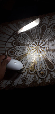 Mini luminária Led flexível
