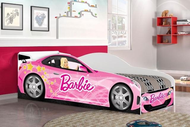 Cama Juvenil Carro Barbie JL Entrega Rápida!