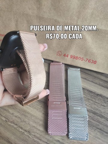 Pulseira Metal para Amazfit de 20mm