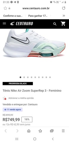 Tenis Nike air zoom superrep 3 - Esportes e ginástica - Comasa, Joinville  1117502178 | OLX