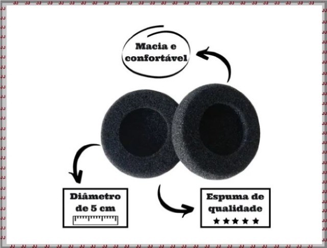 Esponja para headset headphone - Foto 4