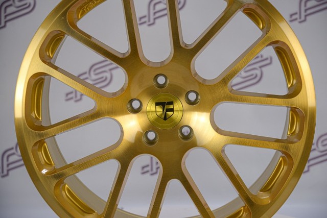 Rodas Truform Gold Brush 5x114,3 - 20x8,5 aro 20 tala 8,5 - Foto 2