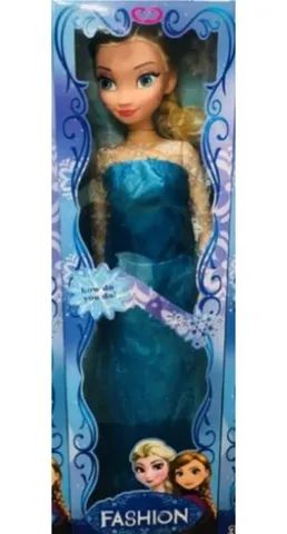 Boneca Elsa Frozen Articulada Grande 80 Cm Brinquedo em Promoção