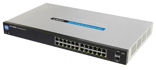 Switch Smart Managed linksys Cisco 24-Port 10/100/1000 SLM2024 - Foto 2