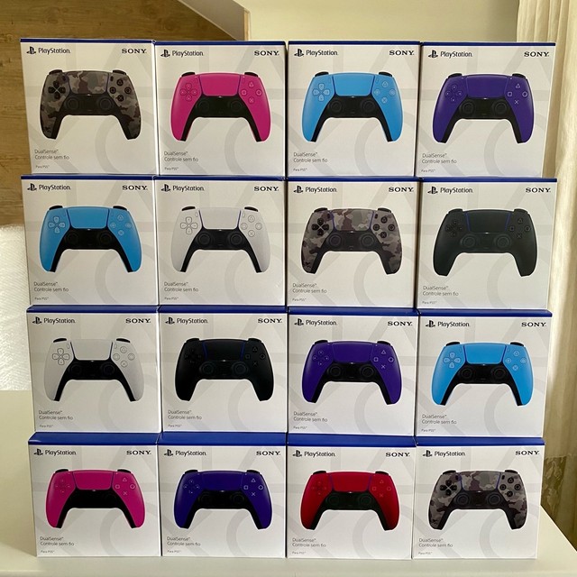 Controle PS5 sem Fio DualSense Sony Starlight Blue - Roxo