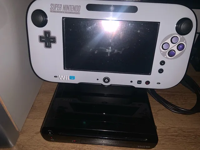 GAMEPAD MINTENDO WII U ORIGINAL COM FONTE USADO