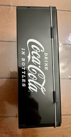 Lata de metal Coca Cola coleção usada rara  - Foto 5
