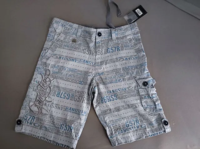Bermuda infantil masculina Nova