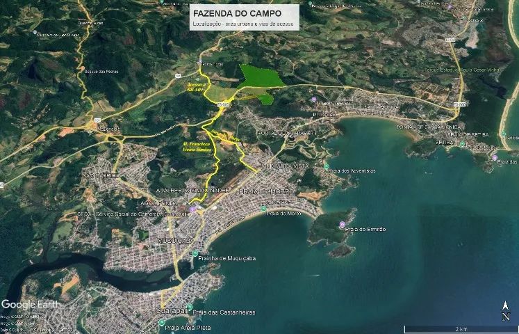 EXCELENTES TERRENOS PARA INVESTIMENTO EM GUARAPARI - 1.995.000 M² - Foto 4
