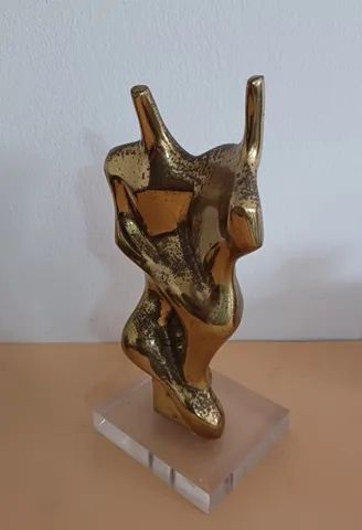Escultura Bronze - 21,5 Cm - Casal - Foto 3