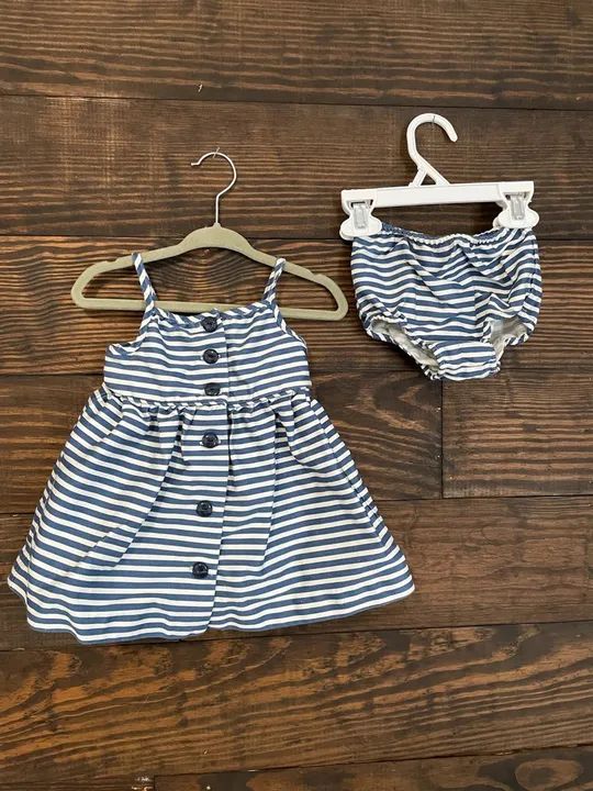 Vestido bebê Ralph Lauren com tapa fraldas