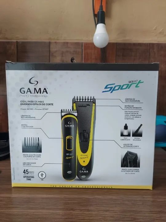 Maquina de Corte Cabelo Gama Sport  - Foto 2