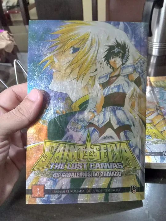 Três mangás do anime Lost Canvas (cavaleiros do Zodíaco) editora JBC - Foto 3