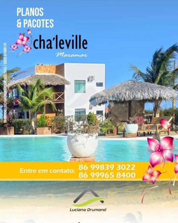 Pacote Hospedagem Maramar Chalé 2 Suítes Piscina Resort