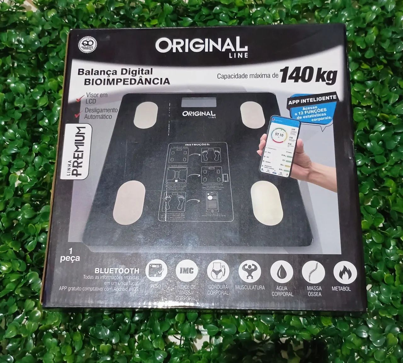 Balança Digital Bioimpedância Original Line - 140kg - Foto 2