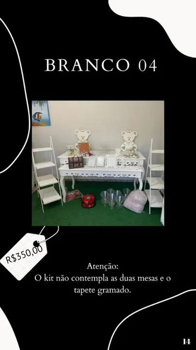 Combo de Artigos para Decoração e festas