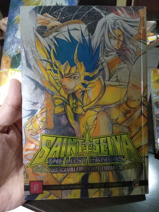 Três mangás do anime Lost Canvas (cavaleiros do Zodíaco) editora JBC - Foto 2