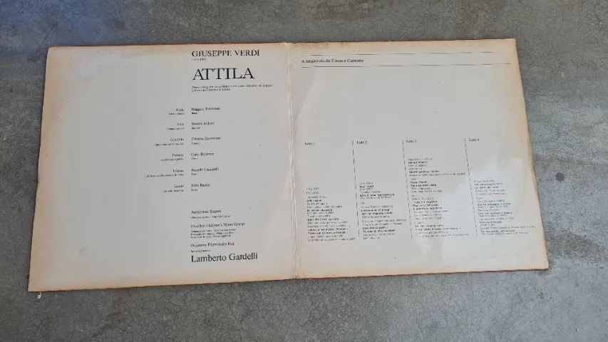 Disco vinil Opera Attila de Verdi - Foto 2